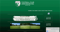 Desktop Screenshot of fcmorschwiller.com